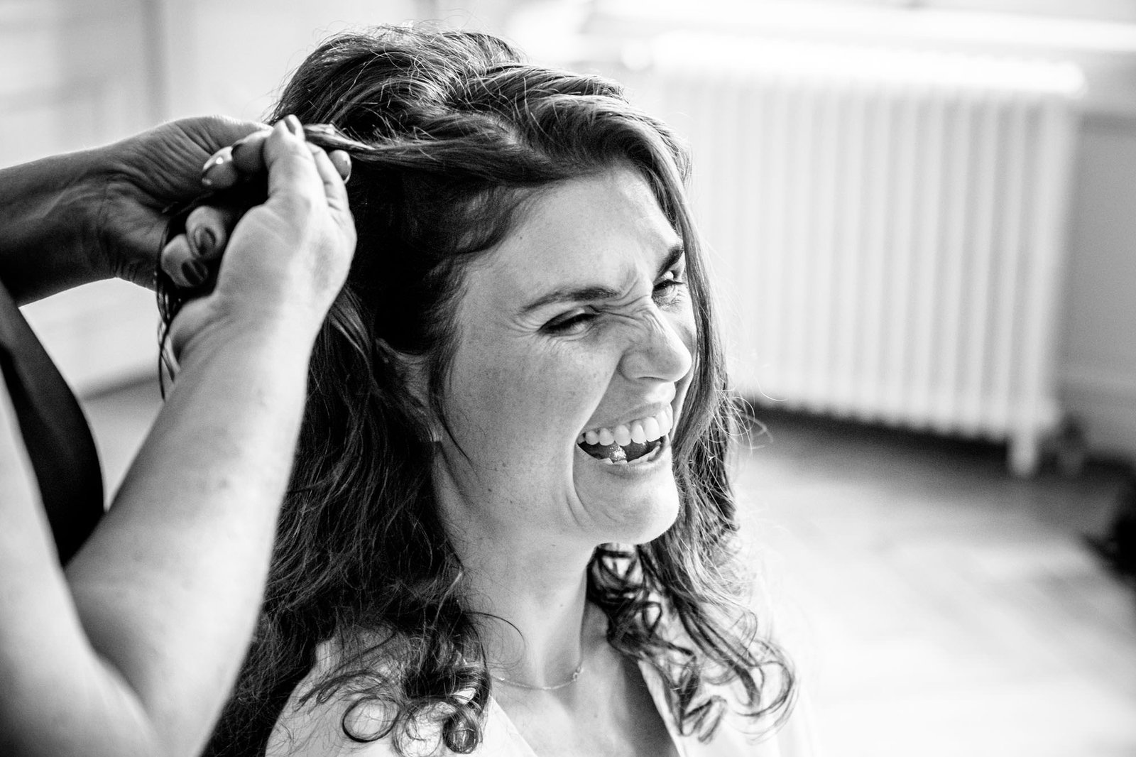 Instant volé pendant un reportage de mariage